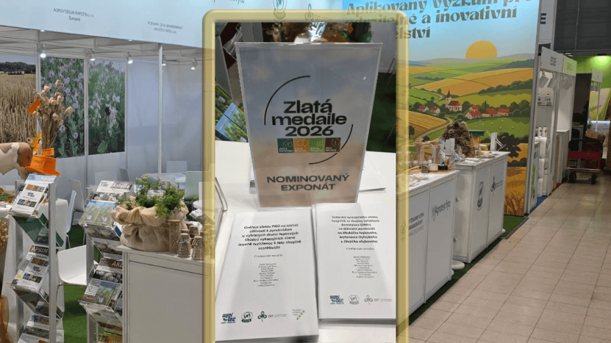 AGRISHOW 2026 - Zlatá medaile pro metodiky Agritecu