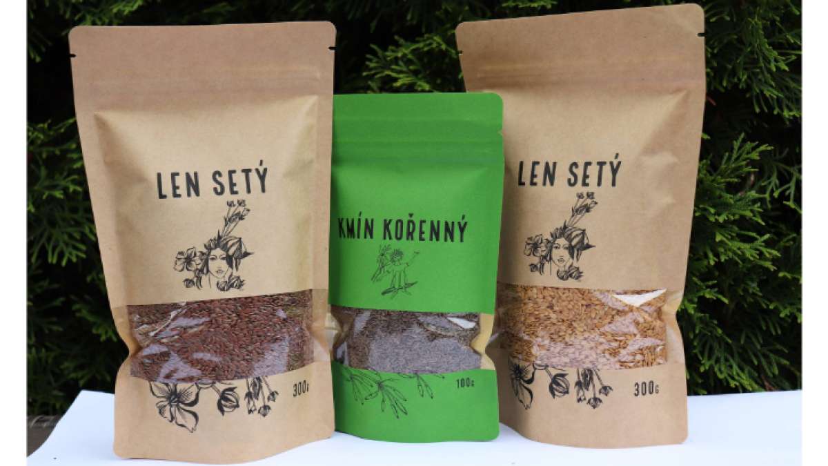Kmín a len v novém balení