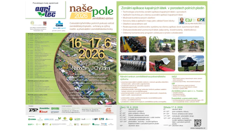 Naše pole 2026-06-16-17 – pozvánka