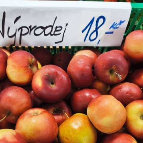 Jablka Idared 18 Kč/kg