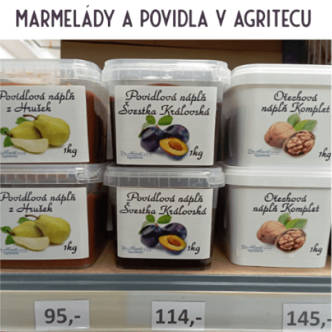 Marmelády, povidla, kečupy v Agritecu