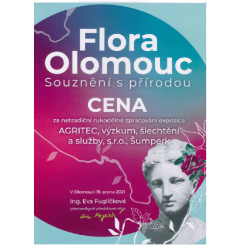 Flora Olomouc - ocenění Agritecu