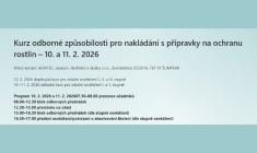 Kurz odborné způsobilosti pro nakládání s přípravky na ochranu rostlin 2026