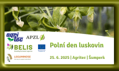 Polní den luskovin 25. 6. 2025, Agritec