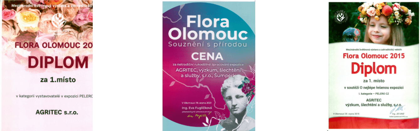 Flora Olomouc - ocenění Agritecu